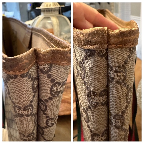 Gucci GG plus PVC/Leather tote bag COA - Picture 6 of 16